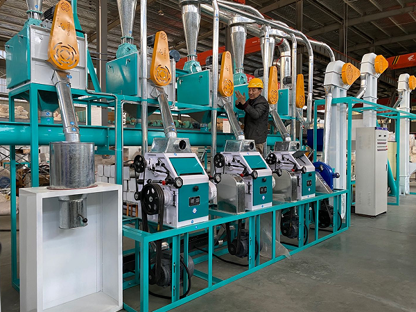 出口剛果日產20噸玉米磨粉機